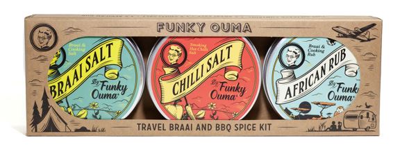 Funky Ouma Travel Braai and BBQ Spice Kit